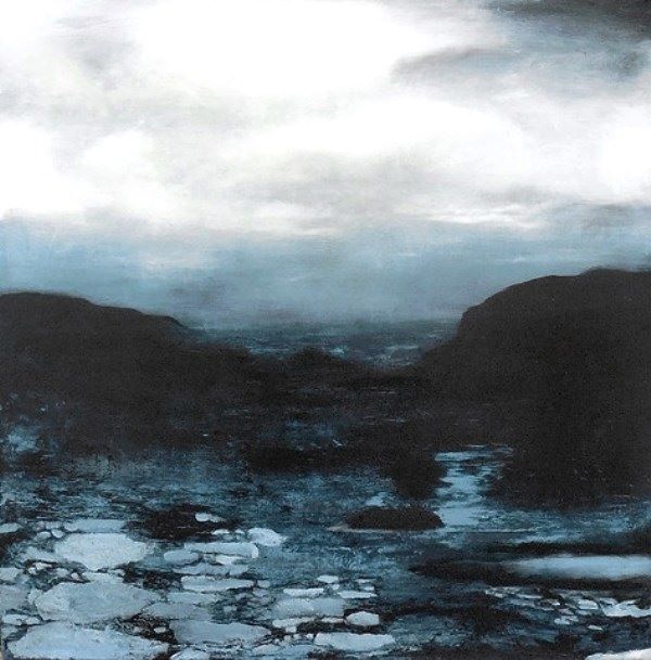 Ice on the Atlantic, M'Liz Keefe's art imitates life on Fogo Island.