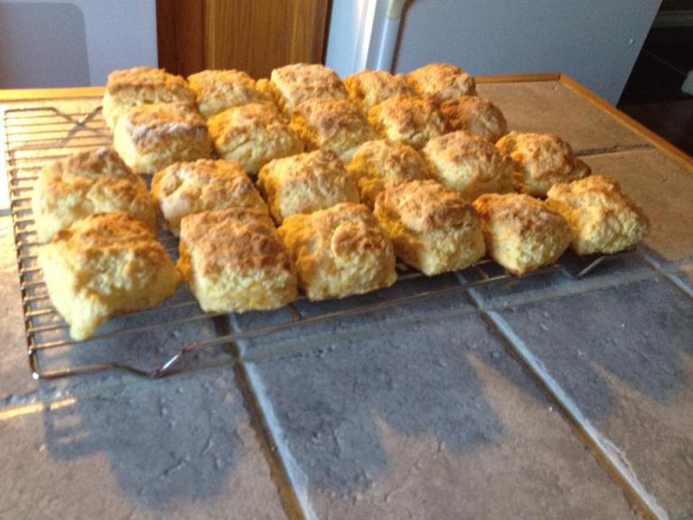 Orange scones.